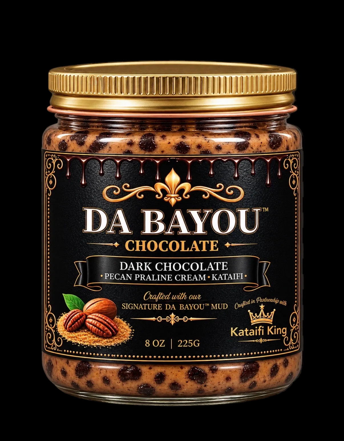 Da Bayou Chocolate Jar Dark Chocolate