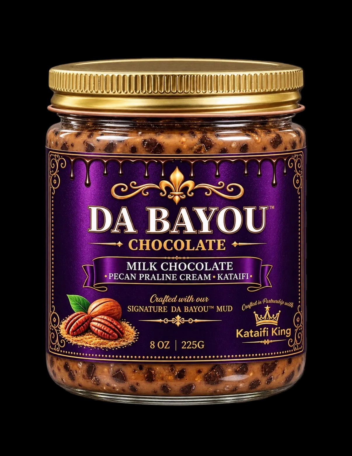 Da Bayou Chocolate Jar MILK Chocolate